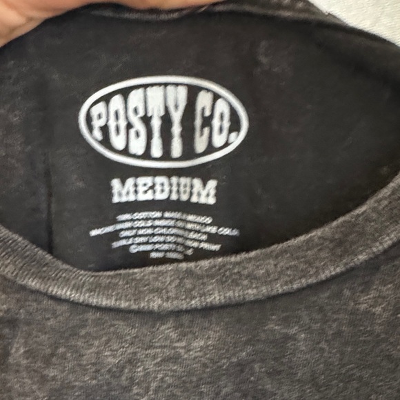 Post Malone Peace Vintage Black Graphic Tee NWT - Picture 2 of 4